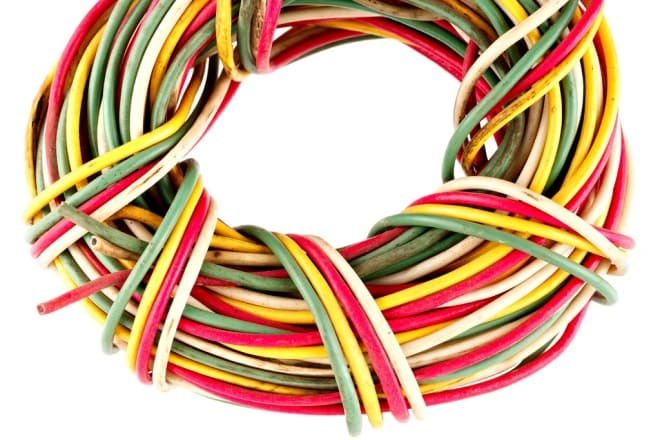 colorful wires