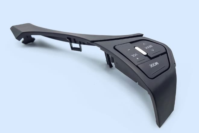 Automotive interior injection-molded parts