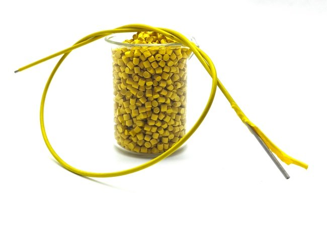 yellow cables