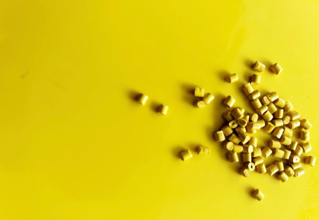 yellow plastic sheet